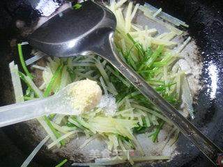 香菜炒土豆的做法步骤：9