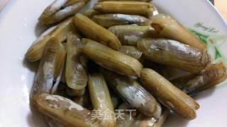 炒老蛏的做法步骤：1