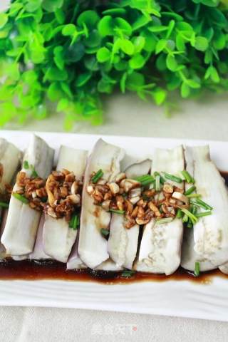 健康无油腻的蒜汁茄子的做法步骤：4