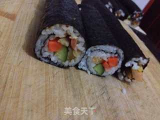 紫菜卷的做法步骤：7