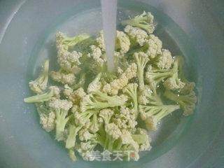 糟方腐乳炒花菜的做法步骤：2