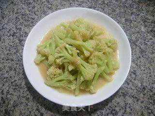 糟方腐乳炒花菜的做法步骤：9