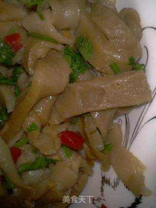 客家传统美食——清炒蛋皮的做法步骤：3
