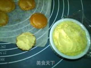 芒果草帽马卡龙的做法步骤：17
