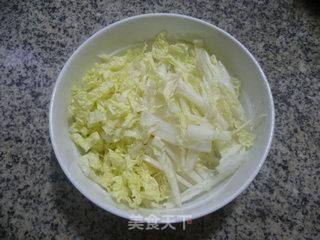 白菜炒鸭蛋的做法步骤：4