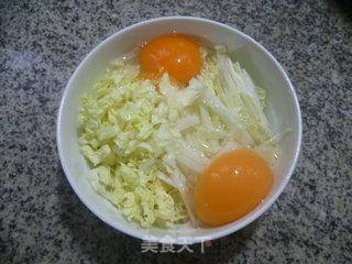 白菜炒鸭蛋的做法步骤：5