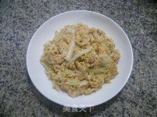 白菜炒鸭蛋的做法步骤：11