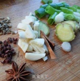 红烧鸡小肘的做法步骤：3