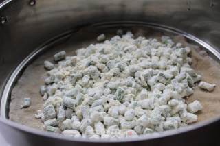 这样吃菜很有味——豇豆麦饭的做法步骤：9