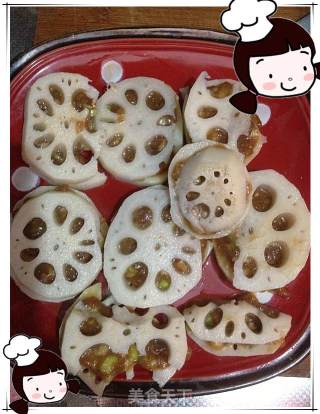 老爸的老北京厨房~~香酥藕盒的做法步骤：4