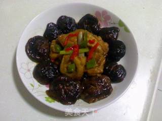 香菇焖油豆腐的做法步骤：7