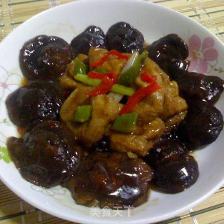 香菇焖油豆腐的做法步骤：8