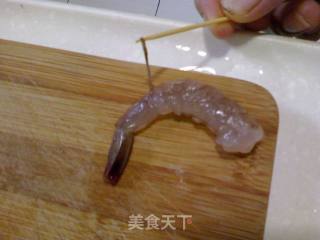 三色蒸虾仁的做法步骤：3
