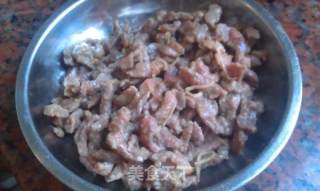 韭苔炒牛肉的做法步骤：6