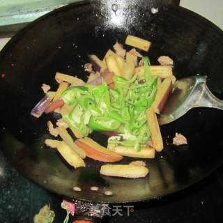 干炒茄条的做法步骤：8