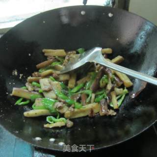 干炒茄条的做法步骤：10