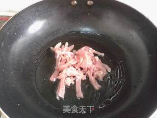 仔姜肉丝的做法步骤：2