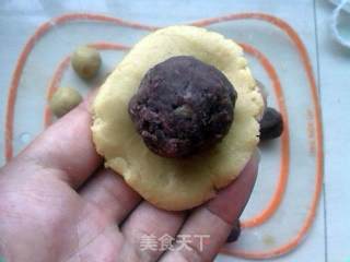 红豆酥的做法步骤：7