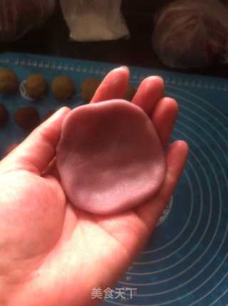 紫薯冰皮月饼的做法步骤：9