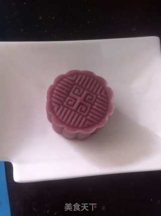 紫薯冰皮月饼的做法步骤：14