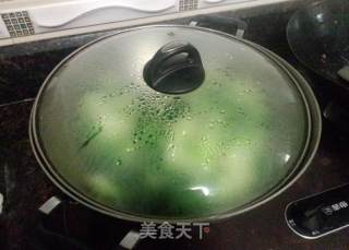 清炒上海青的做法步骤：3