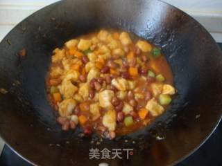 番茄鸡丁的做法步骤：8