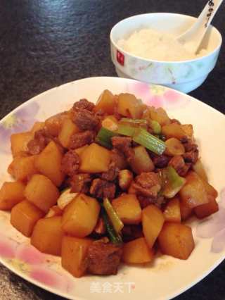 土豆烧牛肉的做法步骤：10