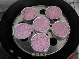 浪漫紫薯发糕的做法步骤：14