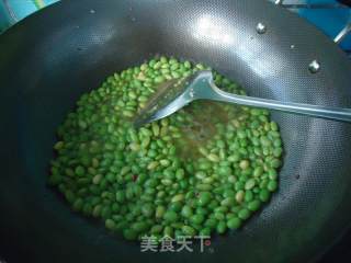 毛豆肉末炒辣椒的做法步骤：9