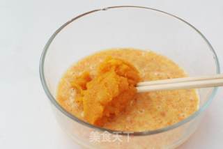 奶香三文鱼南瓜小饼----适合宝贝们吃的营养餐的做法步骤：8