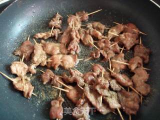 孜然牙签肉串的做法步骤：7