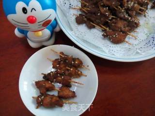 孜然牙签肉串的做法步骤：9