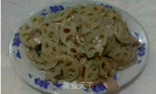 肉炒藕片的做法步骤：8