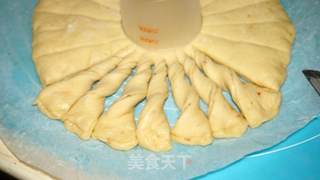 肉松花盘面包的做法步骤：14