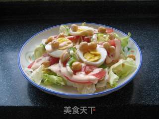 鹰嘴豆生菜沙拉的做法步骤：5