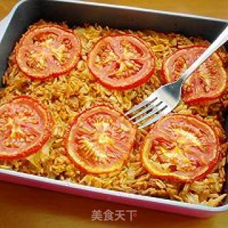 圆白菜焖饭的做法步骤：12