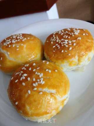 榨菜鲜肉月饼的做法步骤：22