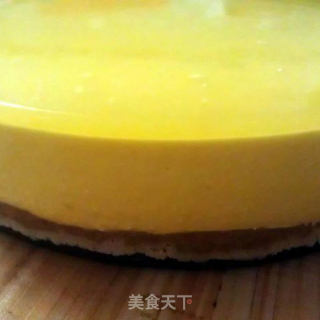 芒果芝士蛋糕（8寸）的做法步骤：8