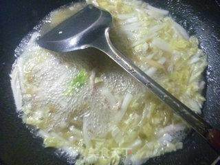 榨菜肉丝白菜羹的做法步骤：7