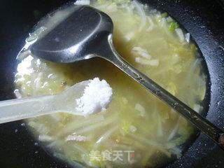 榨菜肉丝白菜羹的做法步骤：10