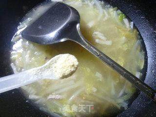榨菜肉丝白菜羹的做法步骤：11