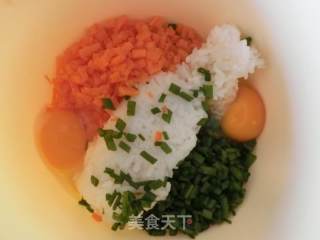 剩米饭面饼的做法步骤：1