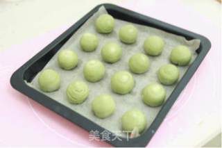 【番茄配方】抹茶红豆酥—— 抹茶味伴随左右萦绕心头的做法步骤：23