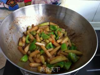 黄豆酱烧冬瓜的做法步骤：7