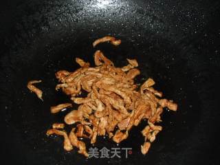 茭白炒肉丝的做法步骤：4