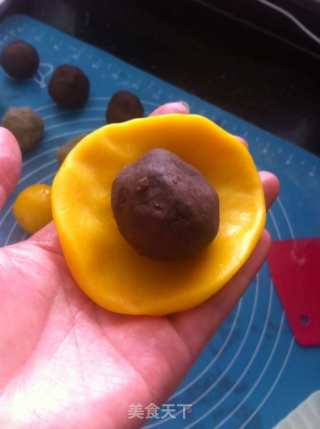 胡萝卜冰皮月饼的做法步骤：8