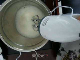 抹茶燕麦戚风蛋糕的做法步骤：3