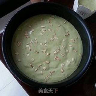 抹茶燕麦戚风蛋糕的做法步骤：9