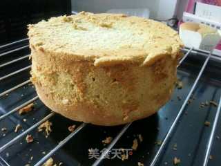 抹茶燕麦戚风蛋糕的做法步骤：11