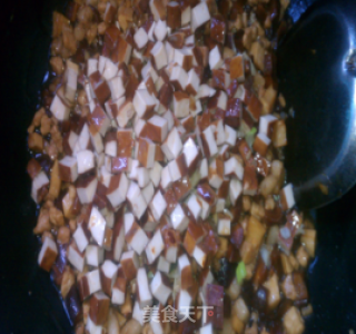 香干香菇肉酱馅的做法步骤：8
